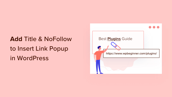How to Add Title and NoFollow to Insert Link Popup in WordPress