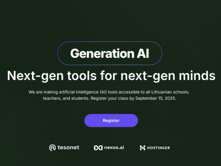 Bringing world-class AI tools to Lithuanian schools